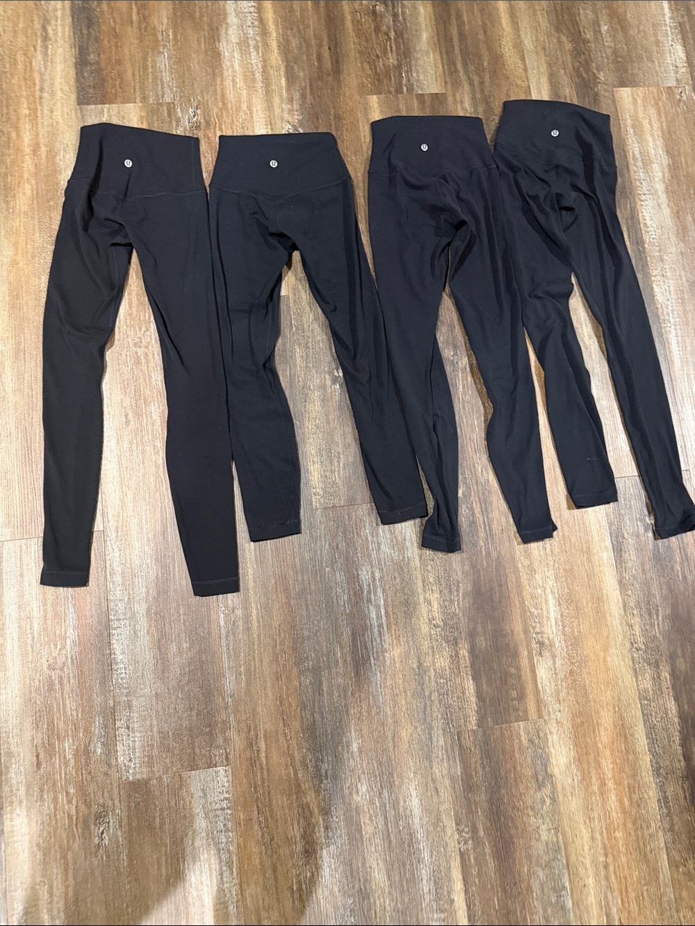 4 pack Lululemon align leggings-size 0